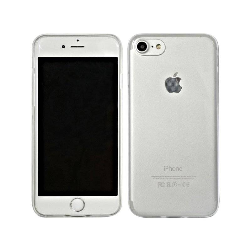 iPhone 7 Plus Handy Silikon Schutzhülle Cover Case Transparent-0