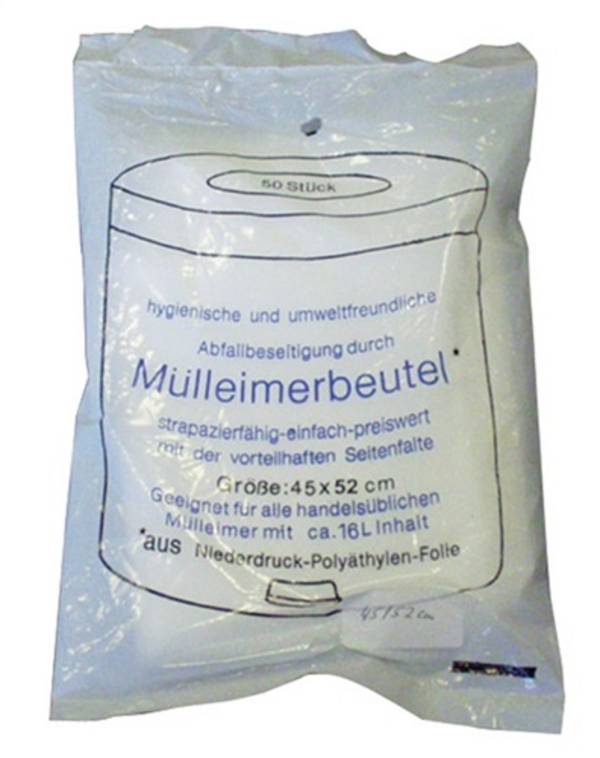 Müllbeutel B620xL750mm 60l 7 µm transp.50St./a.Rolle DEISS