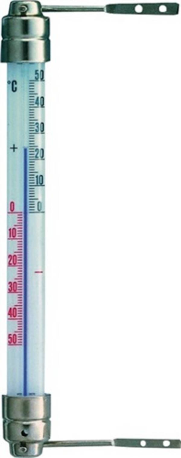 Fensterthermometer Messber.-50 b.50GradC H200xB23xT28mm MET