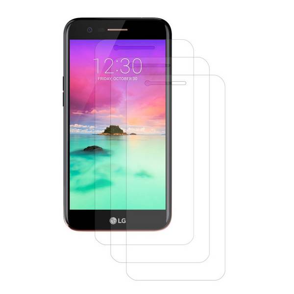 3x LG K10 2017 Schutzfolie Matt Handy Displayschutz