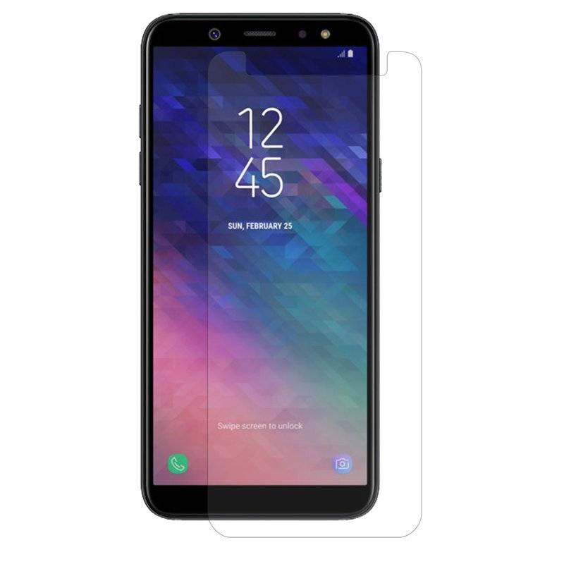 3x Samsung Galaxy A6 Plus Schutzfolie Handy Displayschutz-1