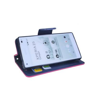 gedragen tyfoon Opsplitsen Sony Xperia Z5 Compact Handyhülle Tasche Flip Case Smartphone Schutzhülle  Pink kaufen