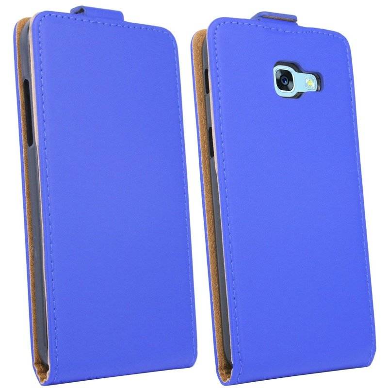 Samsung Galaxy A5 2017 Handyhülle Tasche Flip Case Smartphone Schutzhülle Blau-1