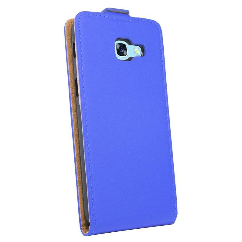 Samsung Galaxy A5 2017 Handyhülle Tasche Flip Case Smartphone Schutzhülle Blau-4