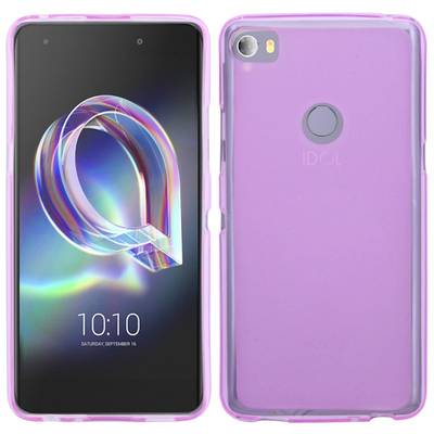 Alcatel Idol 5S Handy Silikon Schutzhülle Cover Case Pink