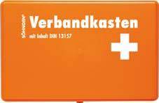 Verbandkasten Kiel Kunststoff orange mit Füllung Standard-0