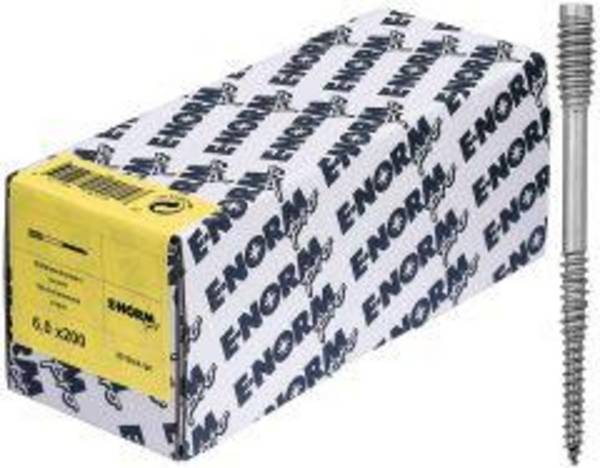 100 x E-NORM Distanzschrauben 6,0X80 VE50