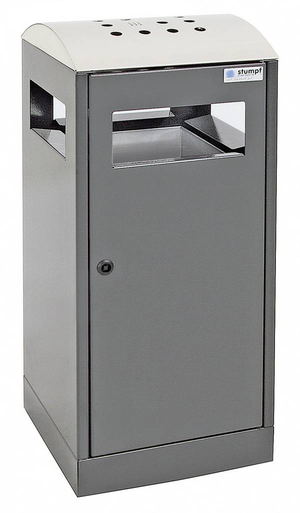 Kombi-Ascher, Edelstahl Kopfelement, Ascherlade 5 l, verz. Inneneimer Vol. 40 l,