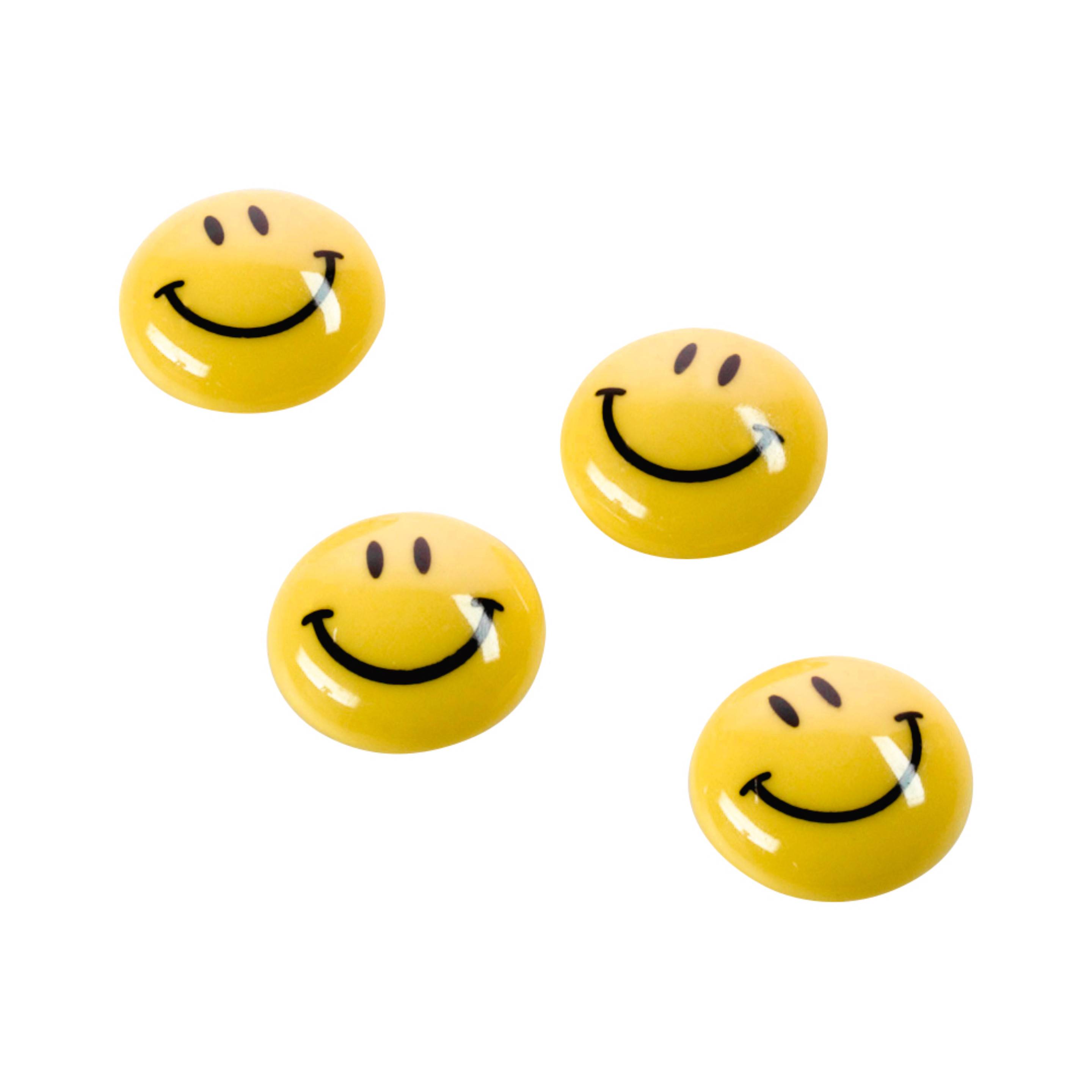 magnetoplan Magnet Smilies 16673 40mm gelb 4 St./Pack - Artikel: 152042010-0