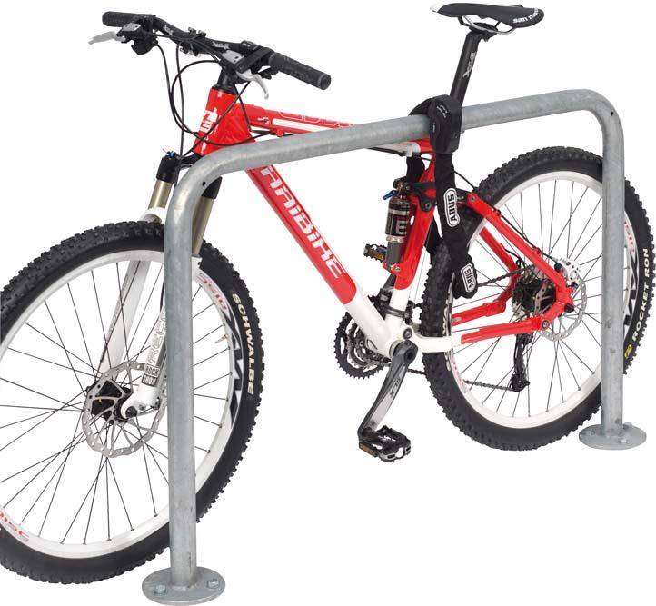 Fahrrad-Anlehnbügel 9100,L1000mm,Edelst,z.Ein-3