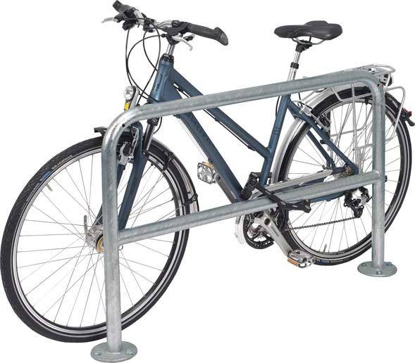 Fahrrad-Anlehnbügel 9100,L1000mm,Edelst,z.Ein-4