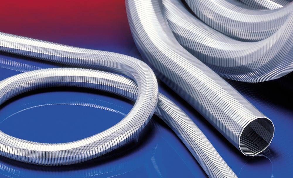 Metallprofilbandschlauch METAL HOSE 375 65mm 2,5m STRECKE