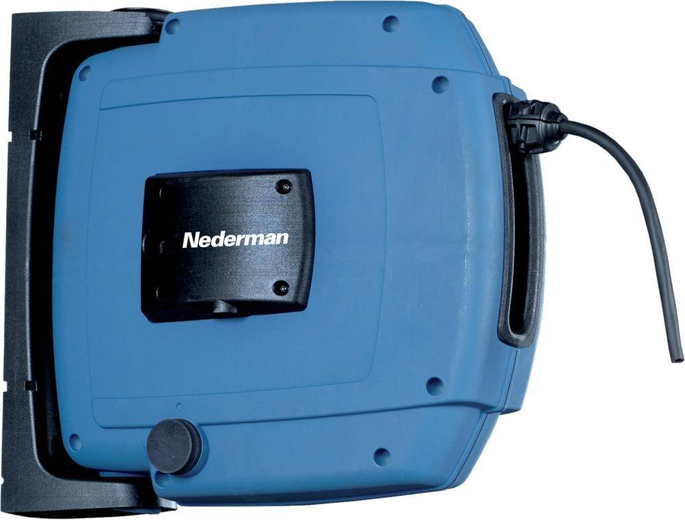 Schlauchaufroller H30 für Luft/ Wasser inkl 12m-Schlauch Ø8mm, AG G1/4", Nederman - Artikel: 7320170103015-0
