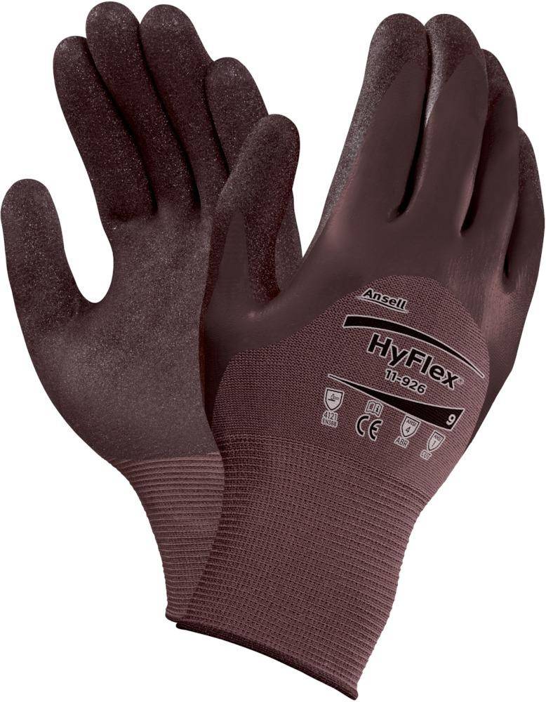 Handschuh HyFlex 11-926, violett,3/4 ,Gr.11, 12 Paar-0