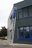 Aluminium-Schiebeleiter mit nivello®-Traverse 2x24 Sprossen