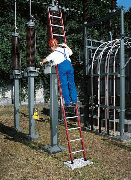 MUNK Kunststoff-Anlegeleiter 6 Sprossen-2