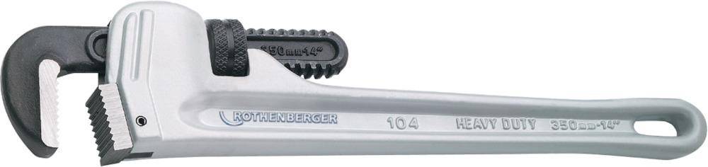 Einhandrohrzange ALUDUR Gesamt-L.350mm Spann-W.60mm f.Rohre 2 Zoll ROTHENBERGER