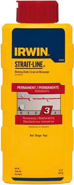 Schlagschnurkreide 227g rot Irwin