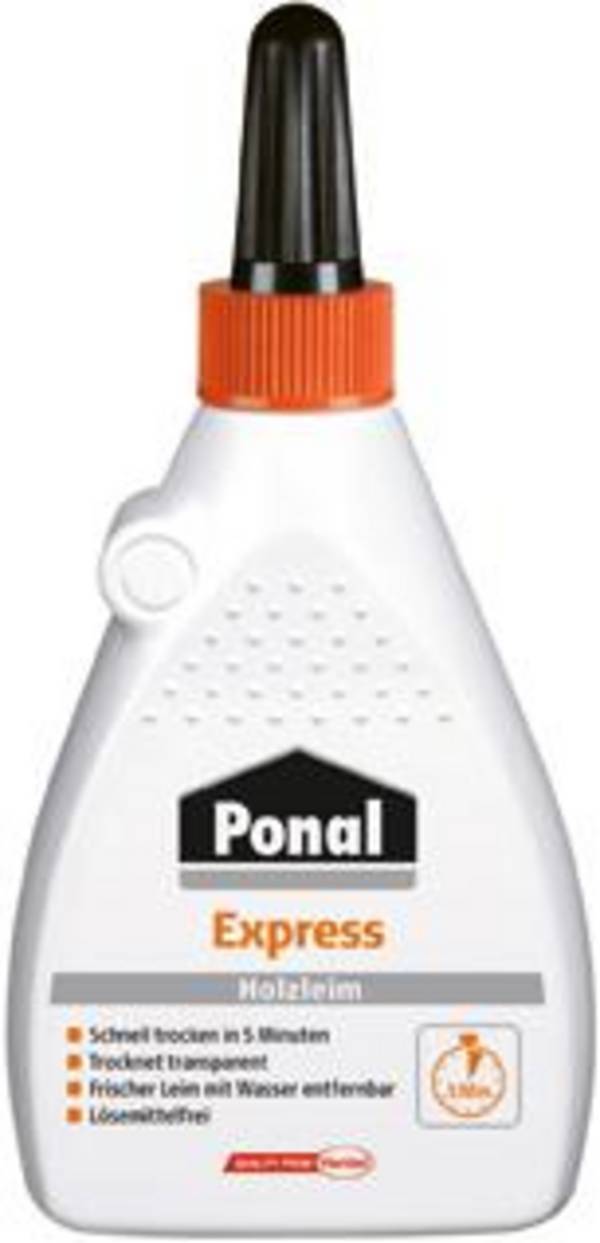 Holzleim Express 120g EN 204: D1,D2 Flasche PONAL