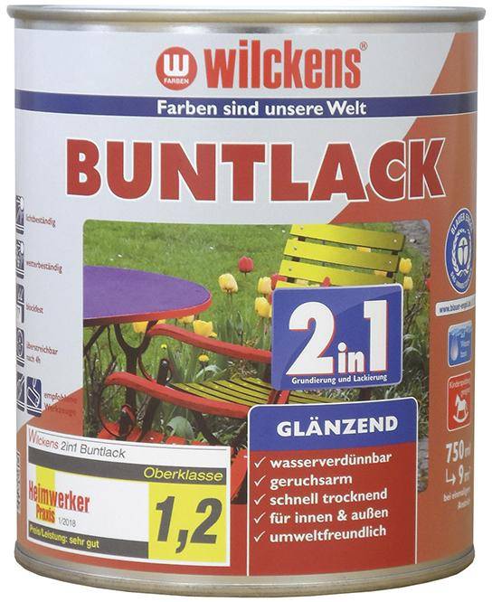 Buntlack 2in1, 750 ml glänz., feuerrot RAL3000 - Artikel: 4000590037314-0