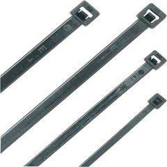 Nylon - Kabelbinder schwarz 200 X 4,8, UV-beständig, 100 St. SB - Artikel: 4011150361138-0