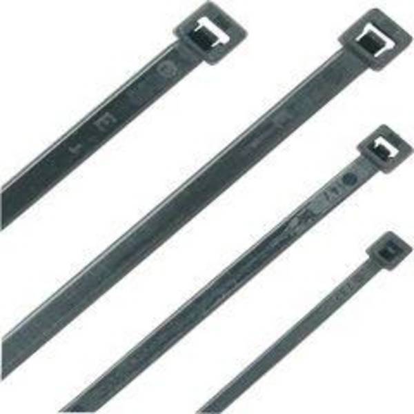 Nylon - Kabelbinder schwarz 200 X 4,8, UV-beständig, 100 St. SB - Artikel: 4011150361138