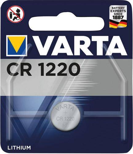 2 x Varta CR1220 Batterien Knopfzellen Knopfzelle Uhren MHD 06-2031 