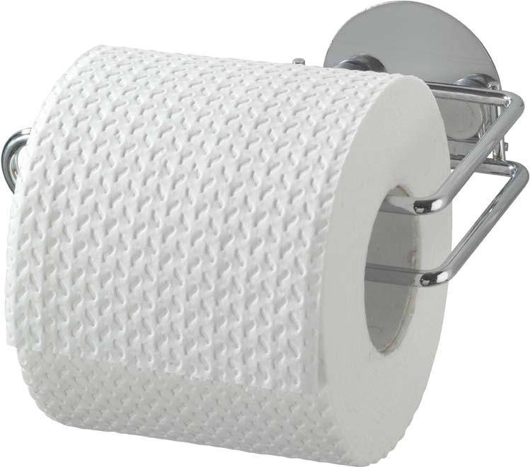 WENKO Toilettenpapierhalter Turbo-Loc Chrom 14x9x6cm-0