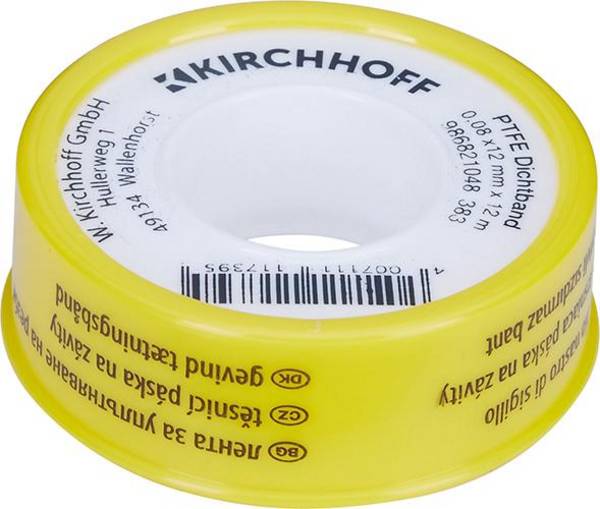Gewindedichtb PTFE 0,08x12mmx12m