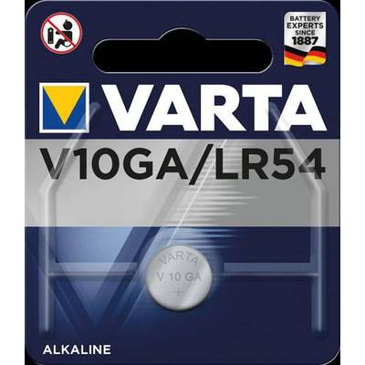 Varta Knopfzelle LR 54 1.5 V 1 St. 70 mAh Alkali-Mangan ALKALINE Spec. V10GA/LR54 Bli2