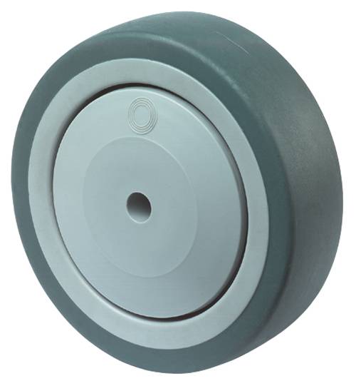 Apparatedoppelrolle, Ø 75mm, 80kg, Radbreite 2x24mm, B101.A85.075-0
