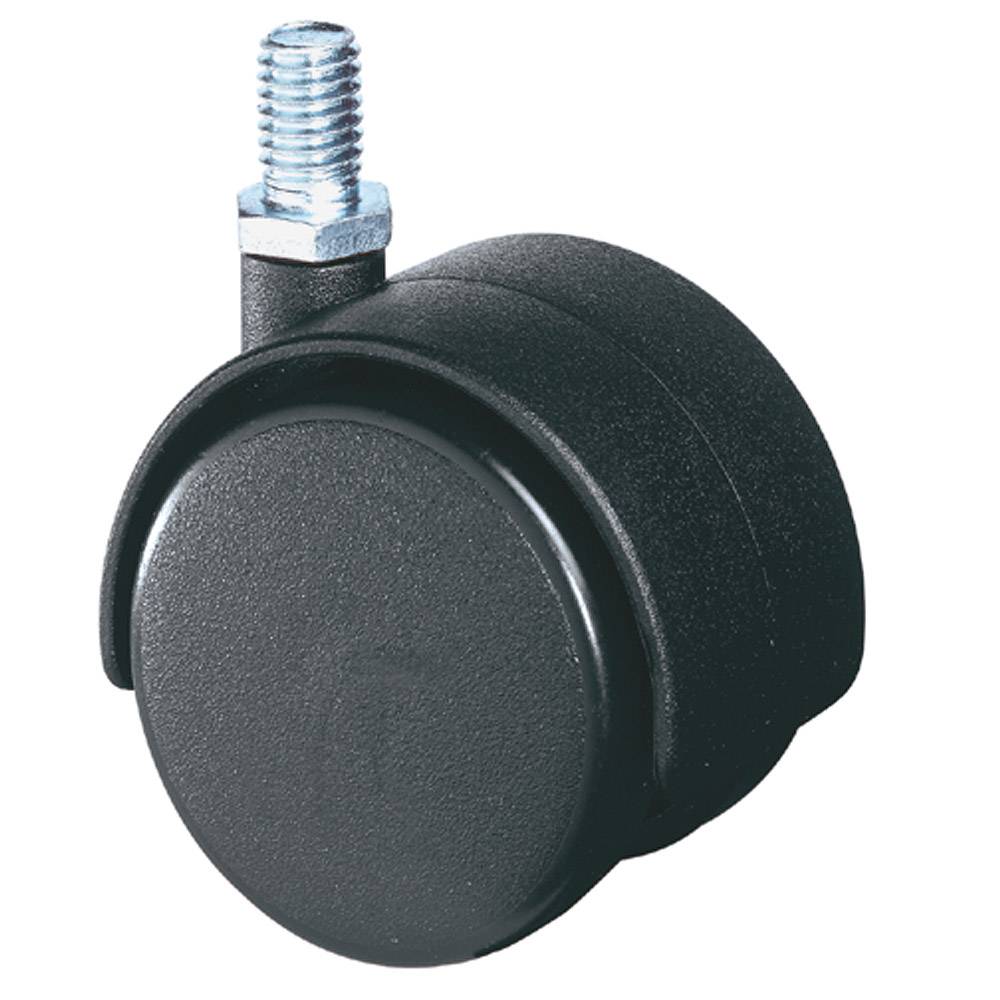 Kunststoff Doppelrolle, Ø 40mm, 30kg, F75.040.G08-1