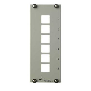Telegärtner Teilfrontplatte 3HE/7TE 100021462