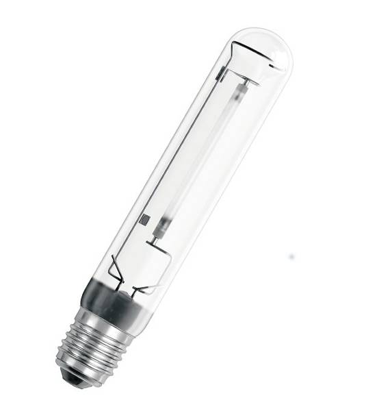 LEDVANCE Osram Natriumdampflampe, Natriumdampf-Hochdrucklampe, Entladungslampe NAV-T 50W Super 4Y E27 FLH-0