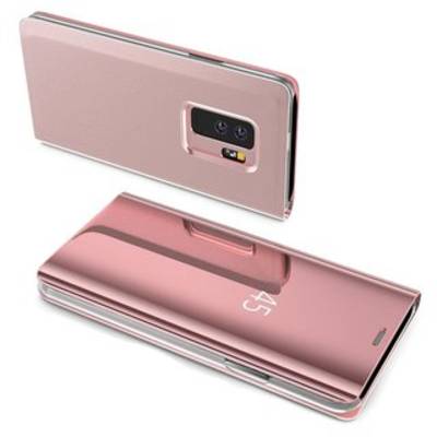 cofi1453® Smart View Spiegel Mirror Smart Cover Schale Etui für Huawei P30 Lite Schutzhülle Rosa