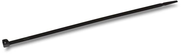 Kabelbinder mit Stahlzunge 3,6/140 - PA 6.6, schwarz - emico-0