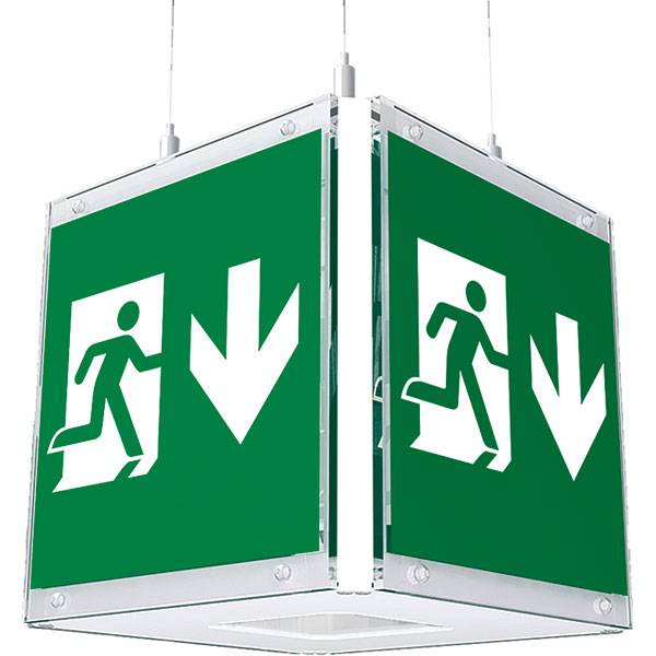 CUBE-LUX Standard, Rettungszeichenwürfel, LED, SK I, IP20