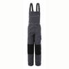 Planam Latzhose Canvas 320 grau/schwarz Gr. 28