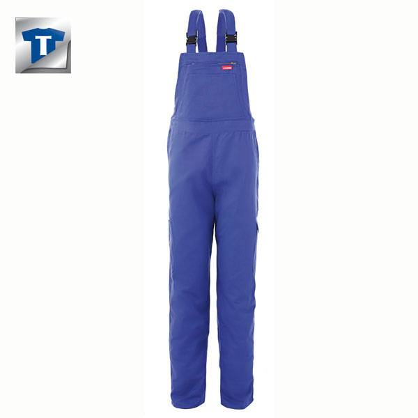 Planam Latzhose Damen kornblumenblau Gr. 42-0
