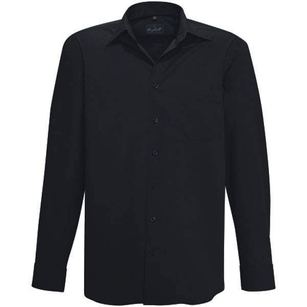 HAKRO Hemd MIKRALINAR® Comfort schwarz, XL