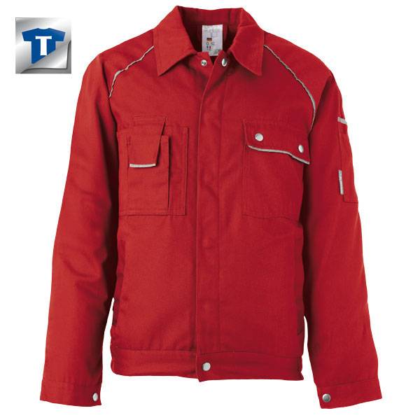 Berufsbekleidung Bundjacke Canvas 320, rot, Gr. 24-29, 42-64, 90-110 Version: 42   - Größe 42