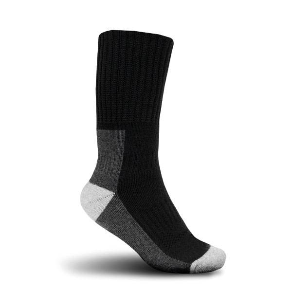 Elten Thermo Socken, wärmende Socken, Farbe: schwarz-grau Version: 47-50   - Größe: 47-50