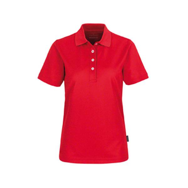 HAKRO Poloshirt Coolmax #206 Damen Gr. S rot