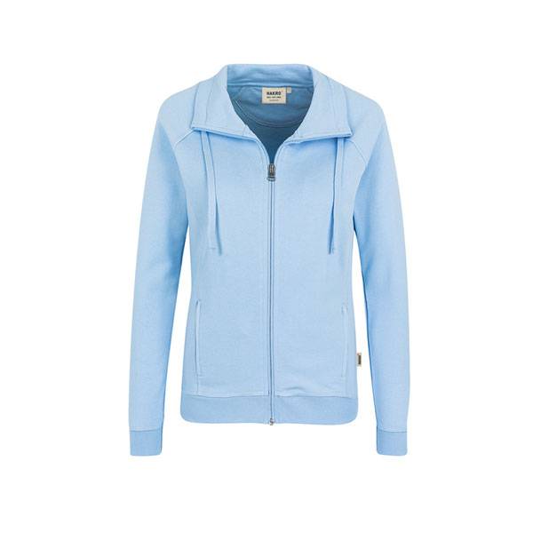 HAKRO Hakro Damen Sweatjacke College #406 Gr. S ice-blue