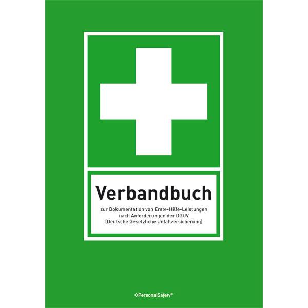 Verbandbuch für Erste-Hilfe-Leistung, DIN A4, mit vorgedruckten Spalten-0