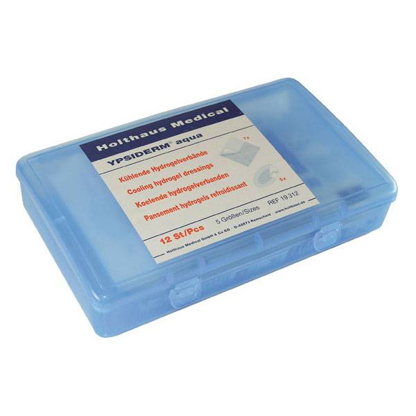Wundversorgung Pflaster,kühlender Hydrogelverb.,Inhalt Box:12 versch. Pflaster-0