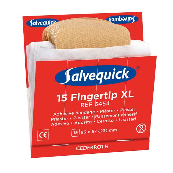 Nachfüllset für Pflasterspender, Fingerspitzenpflaster, 15 St. 8,7x5,8cm