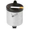 Sicherheits-Wandascher, graphit, Stahlblech, Ø 150mm, H 145mm, 2,4 l