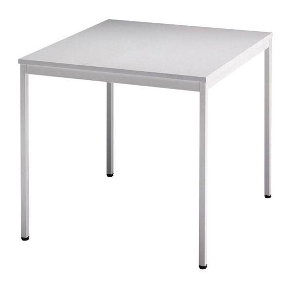 Büroeinrichtungen Schreibtisch, Vierfußtisch, 800 x 800 x 720 mm Version: 6   - Buche / Schwarz