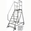 Krause 820174 Aluminium Podestleiter fahrbar Arbeitshöhe (max.): 3.65 m Silber DIN EN 131, BGI 637, BGI 694, BGV-D 36 51.4 kg